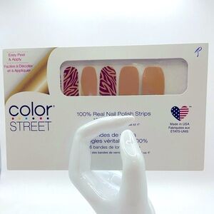 Color Street 100% Real Nail Polish Strips -ALL WILD UP